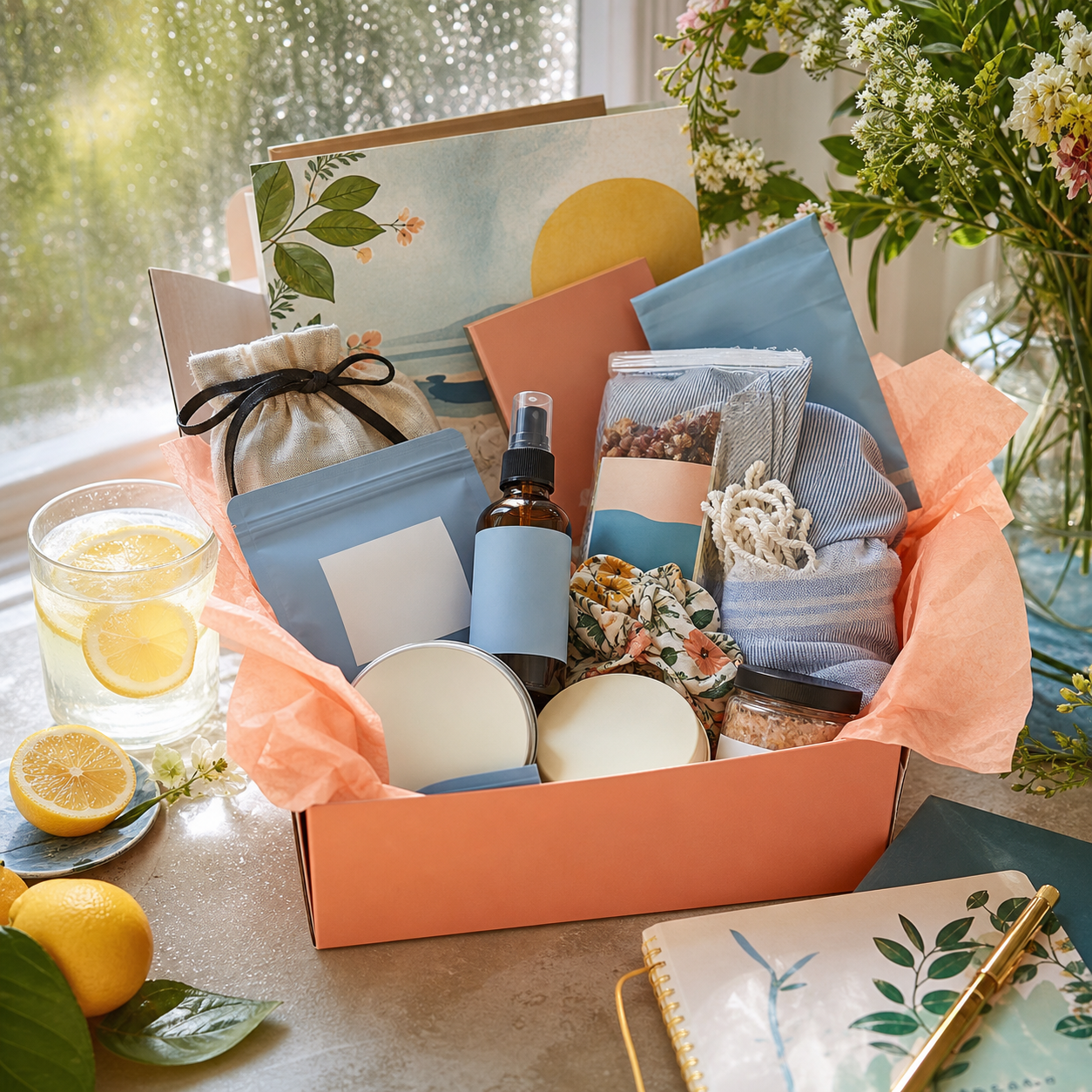 Late Summer surprise wellness box for her