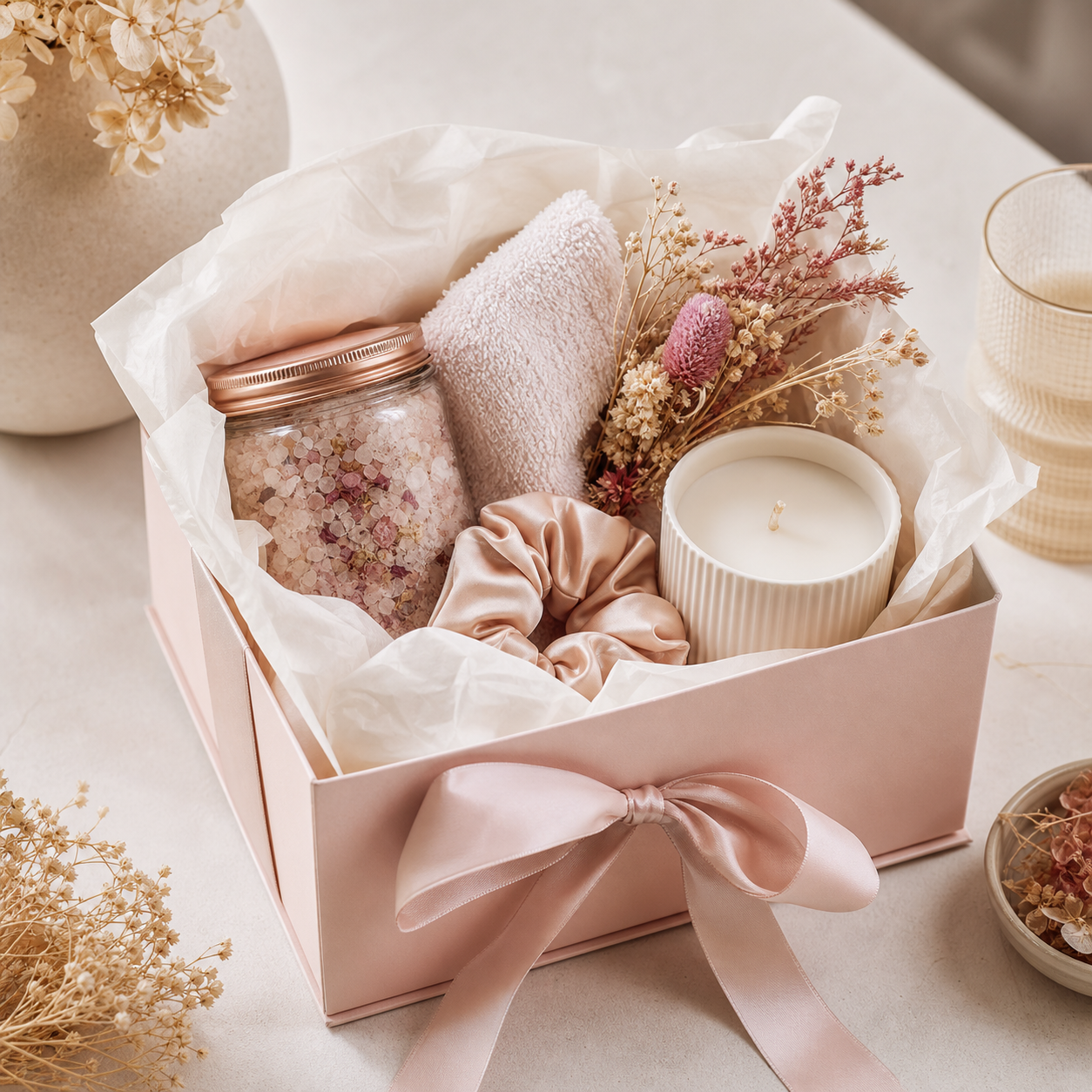 Sweat Therapy surprise box prepared as a self-celebration gift